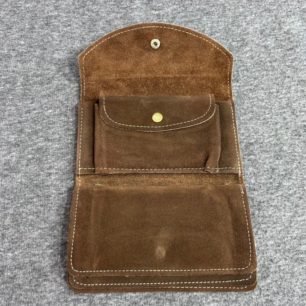 Creative House Richardson TX Vintage Leather Trifold Wallet Top Grain Cowhide